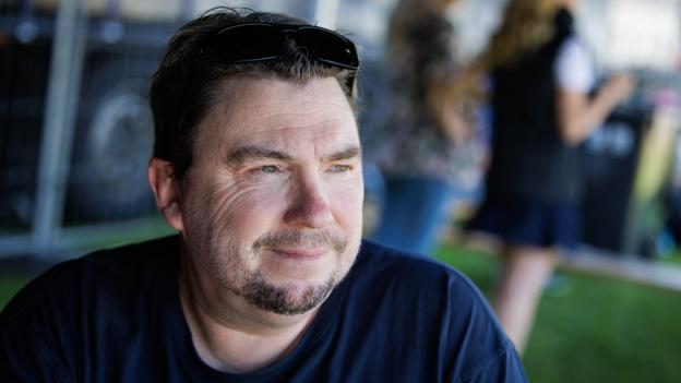 Jack Soleng, SSP-koordinator og forebyggelseskonsulent ved Thisted kommune, er en del af SSP-teamet på Thy Rock. <i>Foto: Bo Lehm</i>