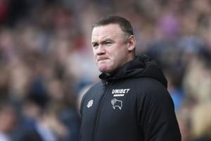 Wayne Rooney kvitter Derby efter nedrykning