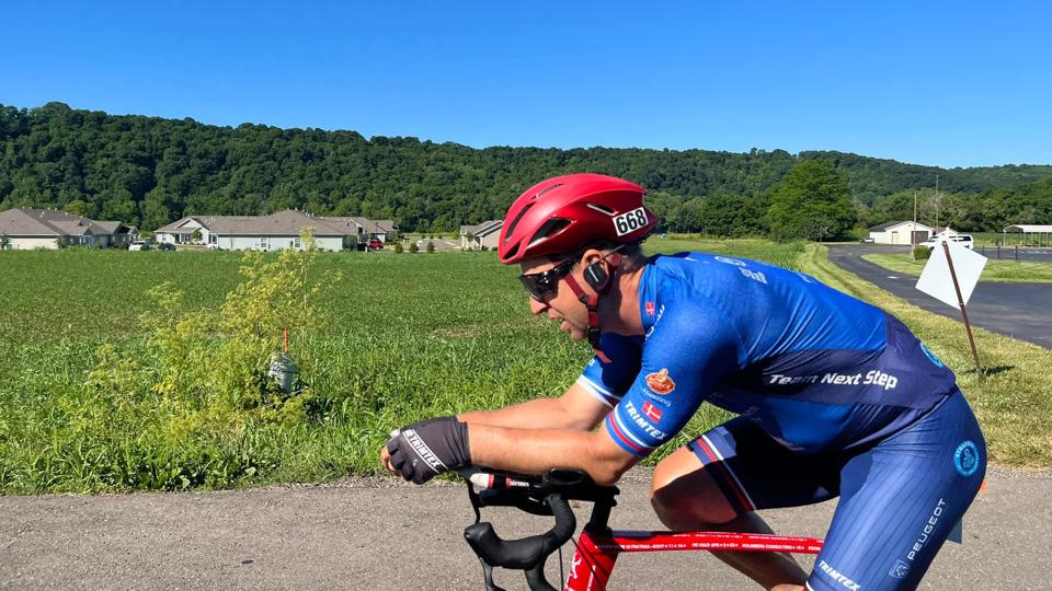 Peter Skovbak er udgået af Race Across America efter en påkørsel. <i>Privatfoto</i>
