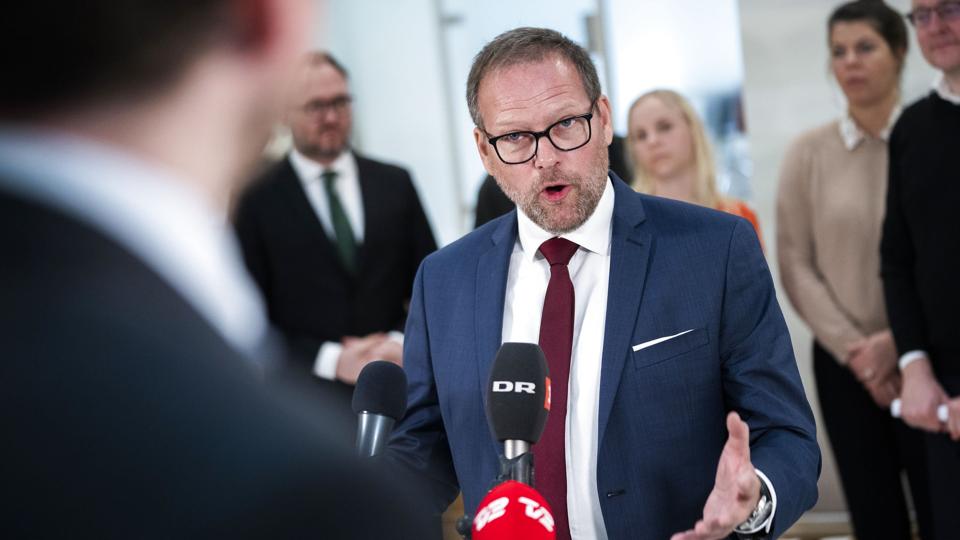 Næstformand i Dansk Folkeparti René Christensen bliver i partiet på trods af den seneste medlemsflugt, siger han. (Arkivfoto). <i>Martin Sylvest/Ritzau Scanpix</i>