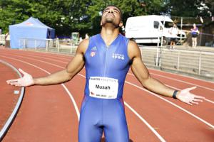 Musah løber hurtigste 100 meter i år og tager DM-guld