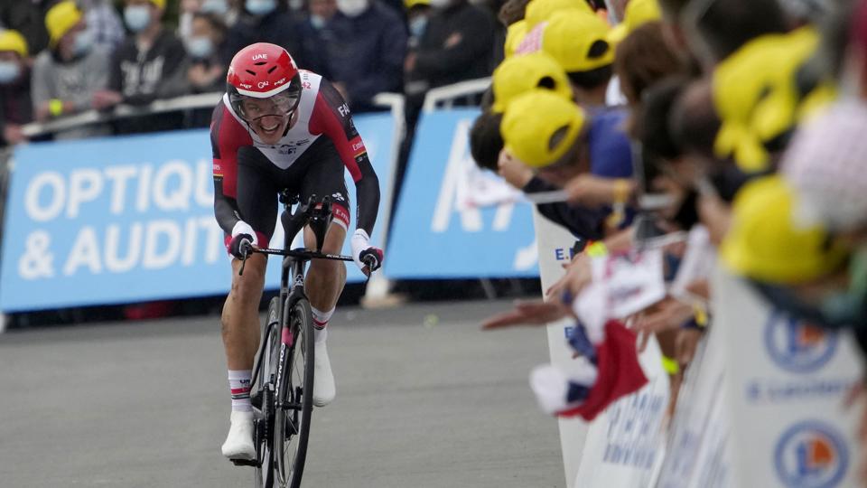 Mikkel Bjerg skal køre sit andet Tour de France, når han fra fredag stiller til start for UAE-holdet. (Arkivfoto) <i>Christophe Ena/Reuters</i>