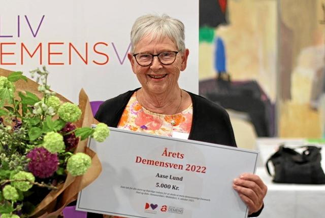 Aase Lund er Årets Demensven 2022 - og hun er en ildsjæl uden lige.