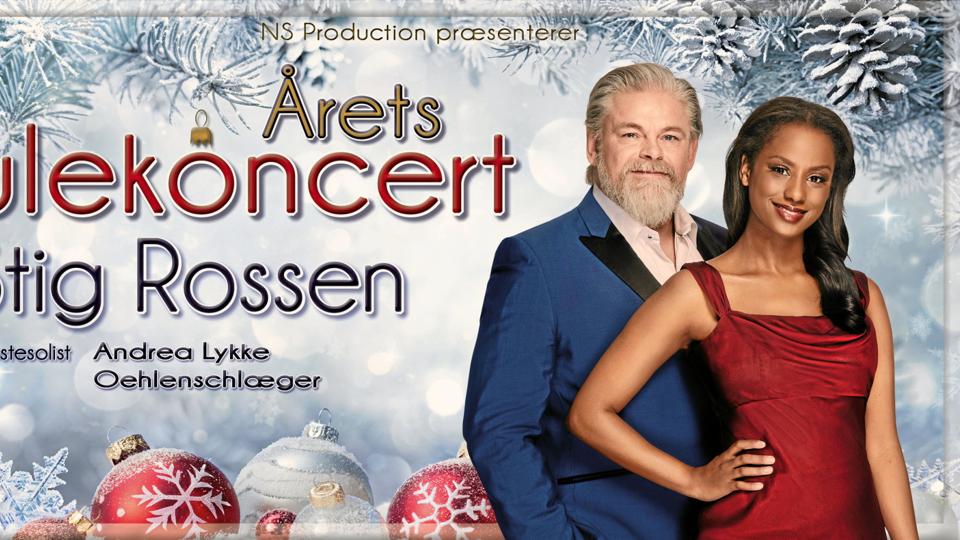 Årets gæstesolist til Stig Rossens julekoncert er Andrea Lykke Oehlenschlæger.