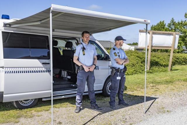 Den mobile politistation rykker på mandag ud i Frederikshavn. <i>Arkivfoto: Claus Søndberg</i>