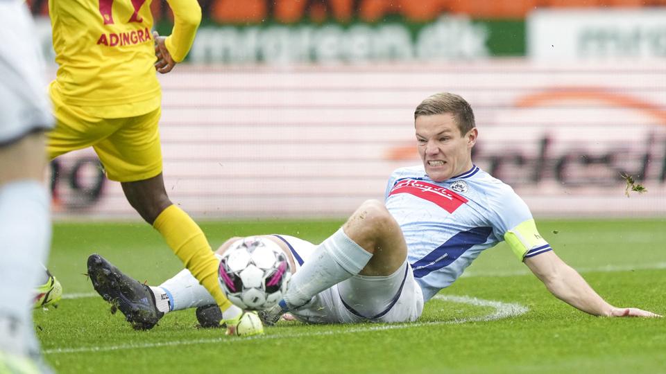 Stefan Gartenmann har spillet i Sønderjyske siden 2017, men rykker nu til det midtjyske. (Arkivfoto). <i>Claus Fisker/Ritzau Scanpix</i>