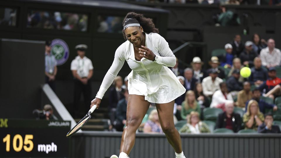 Serena Williams vil ikke spekulere i, om hun er tilbage på græsset til Wimbledon igen næste år. <i>Takuya Matsumoto/Ritzau Scanpix</i>