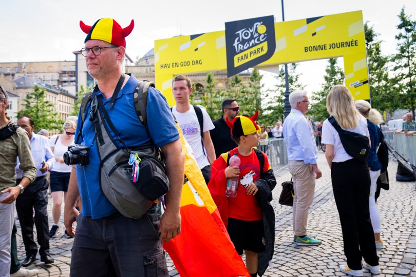 København er klædt på til fredagens start på Tour de France i den danske hovedstad. <i>Foto: Martin Sylvest/Ritzau Scanpix</i>