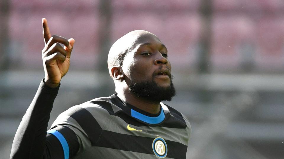 Romelu Lukaku lavede et hav af mål for Inter, da han var i klubben fra 2019 til 2021. (Arkivfoto) <i>Filippo Monteforte/Ritzau Scanpix</i>