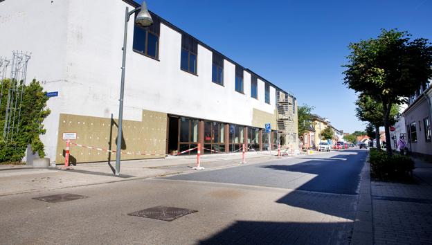1. oktober åbner CrossFit Bankbox, og går alt planmæssigt åbner Sporthostel Aabybro også den 1. oktober i den gamle Spar Nord bygning midt i Aabybro. <i>Foto: Torben Hansen</i>