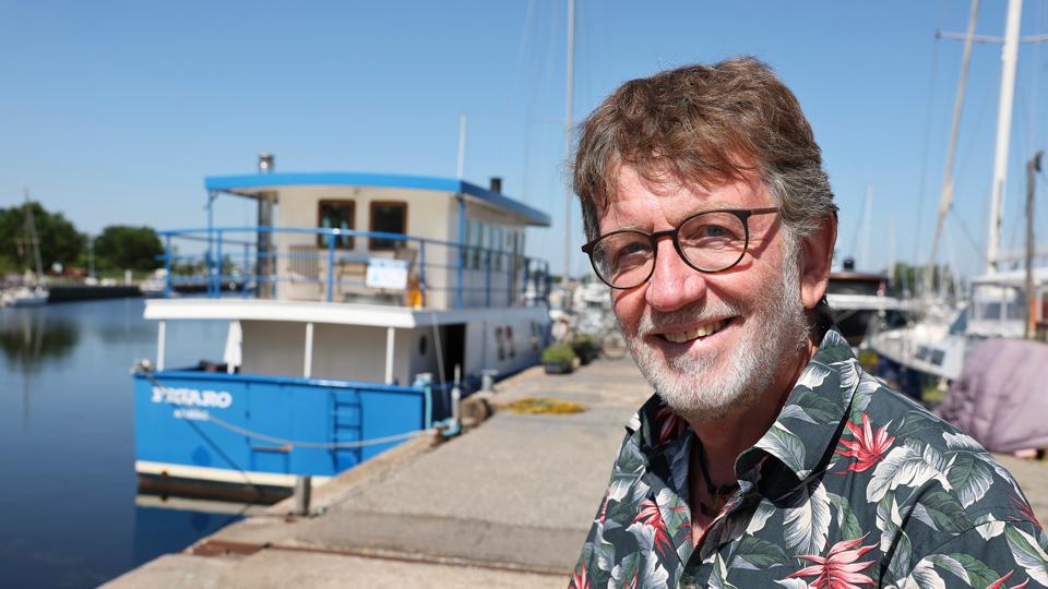 Efter 14 år er det slut. Benny sælger den båd, der hjalp ham med at udleve sin livsdrøm. <i>Foto: Bente Poder</i>