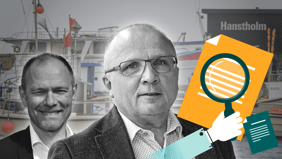 Steen Harding Hintze (th.) blev af Hanstholm Havns ledelse uberettiget beskyldt for industrispionage. De kunne ikke bevise deres påstand, så sagen blev afvist. Nu kritiserer Datatilsynet sagsforløbet. <i>Grafik: Jette Klokkerholm</i>