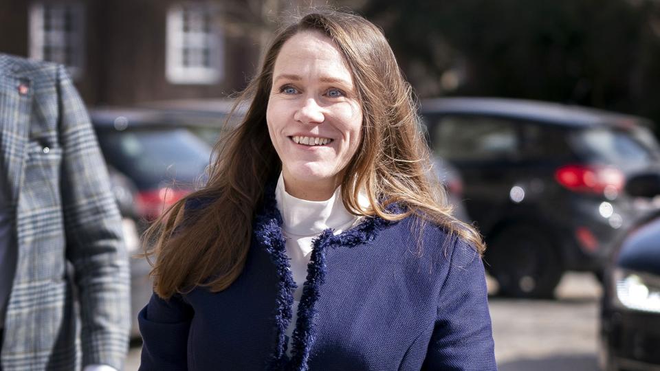 Barbara Bertelsen fra Statsministeriet blev afhørt flere gange i Minkkommissionen i retten på Frederiksberg. Hun kan drages til ansvar i en tjenestemandssag, konkluderer Minkkommissionen i sin endelige beretning, der er udkommet torsdag. <i>Liselotte Sabroe/Ritzau Scanpix</i>