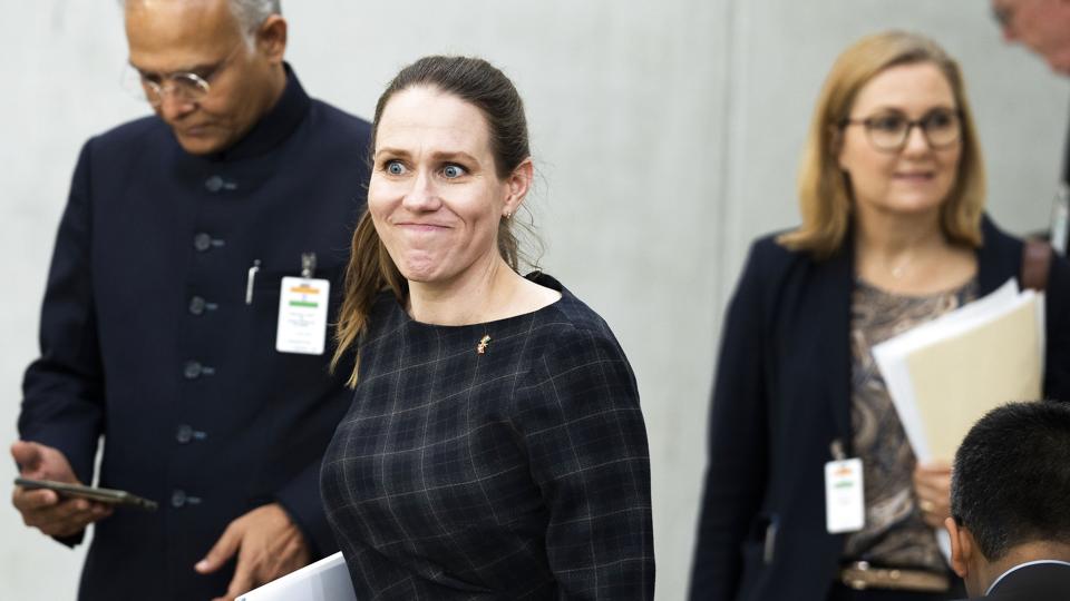Statsministeriets departementschef, Barbara Bertelsen, og ni andre embedsmænd kan drages til ansvar i minksagen. Det fremgår af Minkkommissionens beretning, der torsdag er afleveret til Folketinget. <i>Martin Sylvest/Ritzau Scanpix</i>
