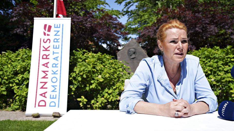 Inger Støjbergs parti, Danmarksdemokraterne, fik vælgererklæringerne i hus på rekord-tid, og nu står en-kvinde partiet til at komme i Folketinget med et stort antal mandater.  <i>Foto: Henning Bagger/Ritzau Scanpix</i>