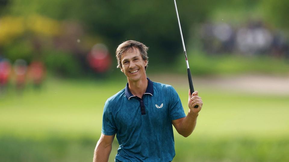 Thorbjørn Olesen var stærkt spillende søndag og spillede sig op på en ottendeplads i Irish Open. <i>Arkivfoto: Paul Childs/Ritzau Scanpix</i>
