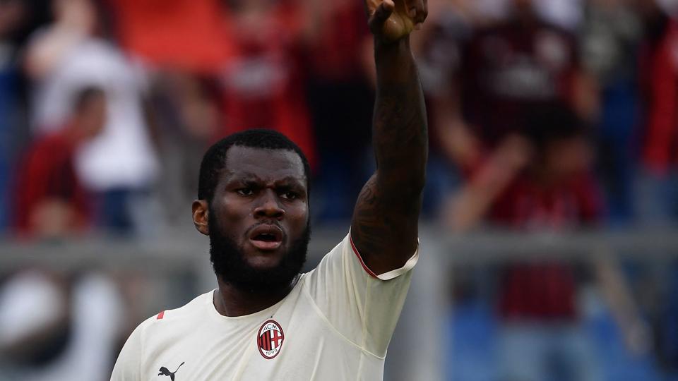 Ivorianske Franck Kessie skifter til FC Barcelona fra AC Milan på en fri transfer. (Arkivfoto). <i>Filippo Monteforte/Ritzau Scanpix</i>