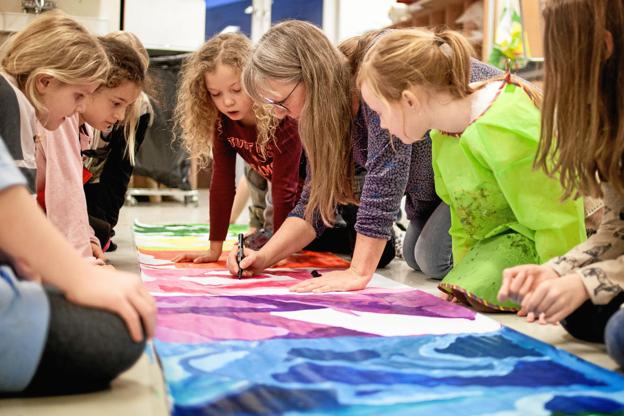 I alt ti skoler i Mariagerfjord Kommune bliver omfattet af de forskellige kreative aktiviteter i uge 41. Privatfoto