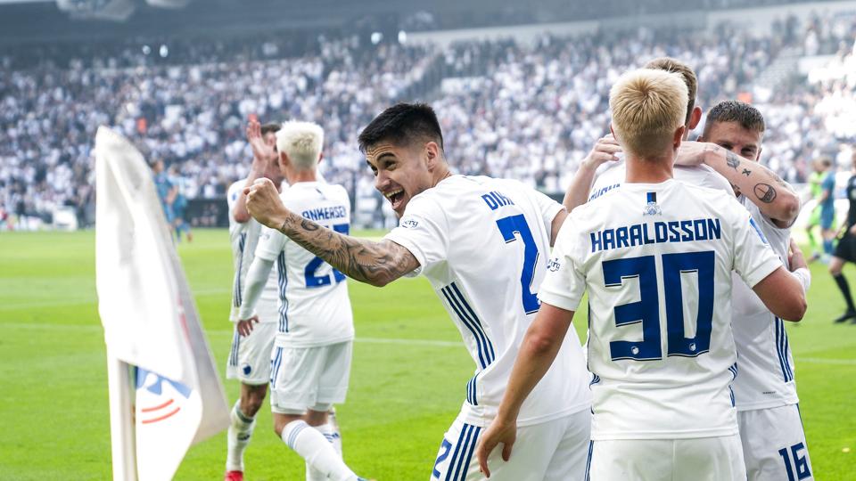 FCK vandt i sidste sæson det danske mesterskab. Om små to uger indleder holdet den nye sæson mod oprykkeren AC Horsens. (Arkivfoto). <i>Martin Sylvest/Ritzau Scanpix</i>