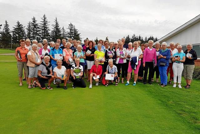 50 sygeplejersker dystede i Jammerbugtens Golfklub.  Privatfoto