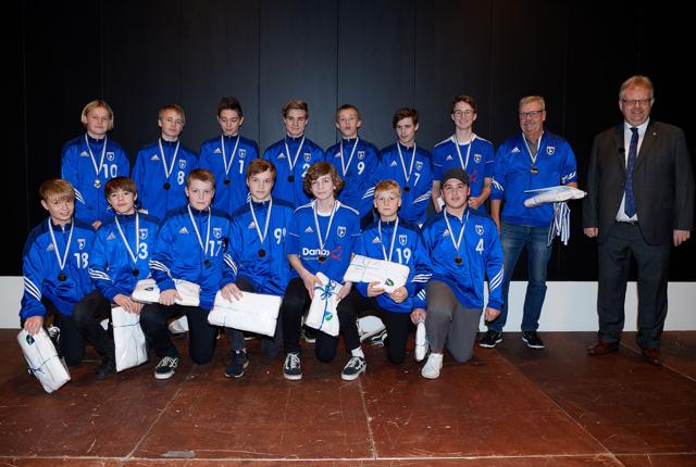 Biersted/Nørhalne fodbolddrenge blev jyske mestre i U14.
