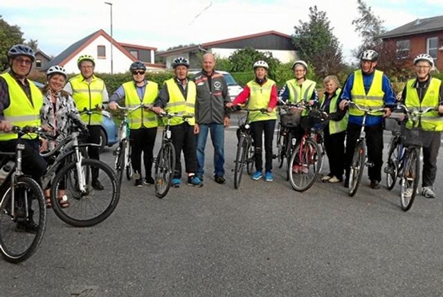 I ti år har cykelgruppen i Ørebro mødtes hver tirsdag. Privatfoto