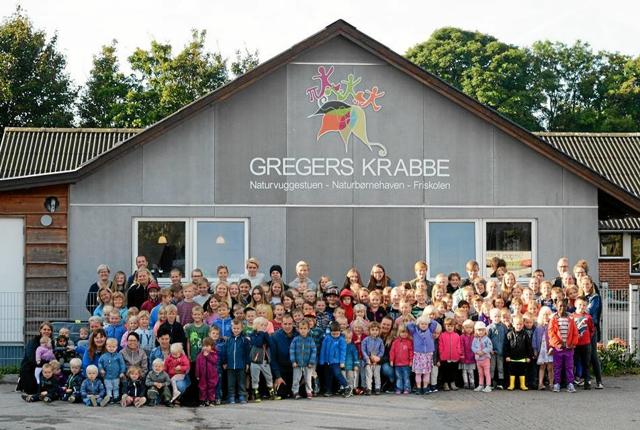 Fire private institutioner i Aarestrup er nu samlet under navnet Gregers Krabbe med i alt 150 børn. Privatfoto