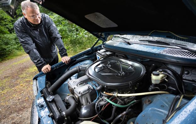 Motoren har kørt 177.000 km. <i>Foto: Claus Søndberg</i>