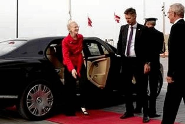 Dronning Margrethe overværer i sangfinalen i Musikkens Hus