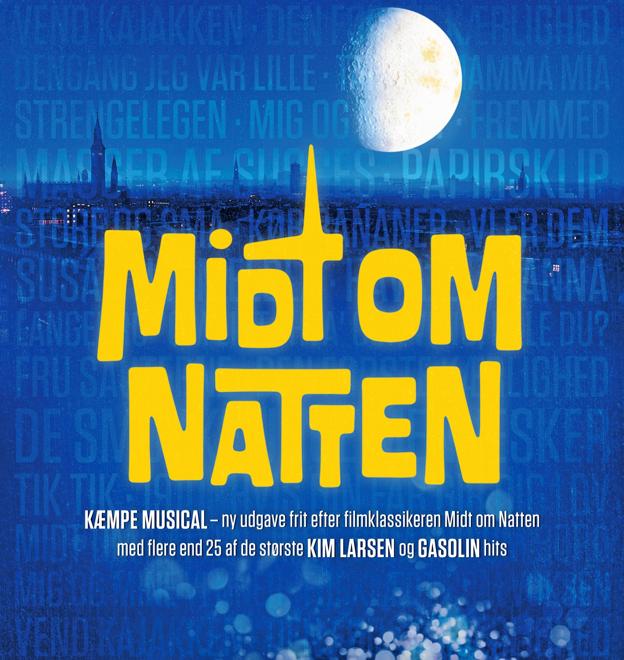 Sangene fra Midt om Natten har knap 35 år på bagen - alligevel hitter en kommende musical bygget over sangene og filmen af samme navn.PR-foto