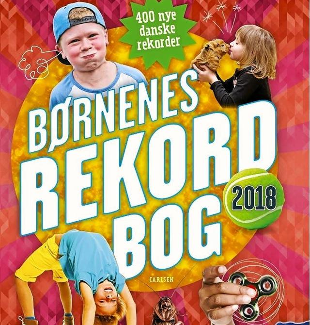 Børnenes Rekordbog 2018, Forlaget Carlsen. Foto: -