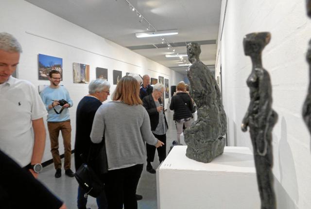 Omkring 800 besøgende fra hele Nordjylland besøgte udstillingen i Øland Medborgerhus. Privatfoto