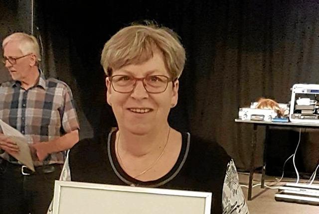 Ruth Kronborg Andersen fra Næstehjælperne i Jammerbugt modtog Årets Frivilligpris 2017. Privatfoto