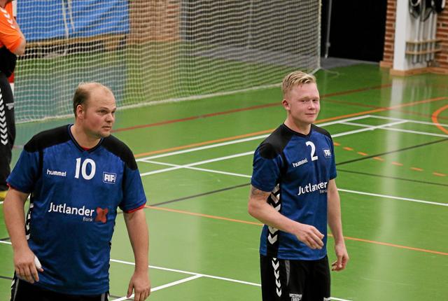 FIF håndbolds nummer 2 Kasper Andersen blev holdets store målscorer med 10 mål. Foto: Flemming Dahl Jensen