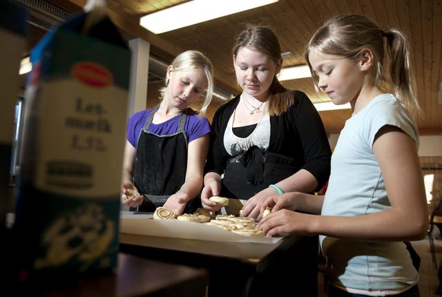 På Jammerbugt Ungdomsskole vil man i uge 41 bage til fordel for BørneTelefonen. Arkivfoto: Lars Pauli <i>Lars Pauli</i>