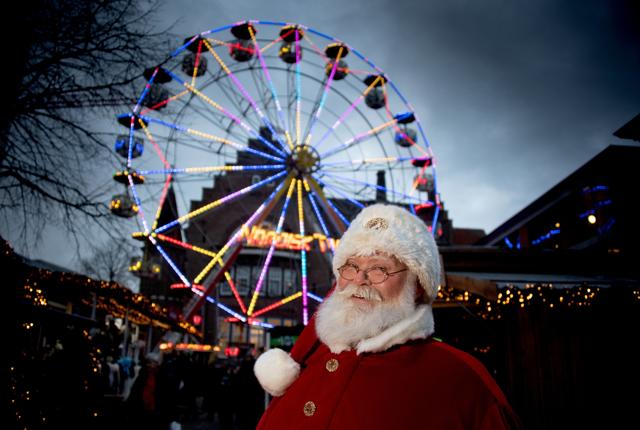 Aalborg er den hyggeligste juleby i hele provinsen, siger Julemanden. Foto: Henrik Louis