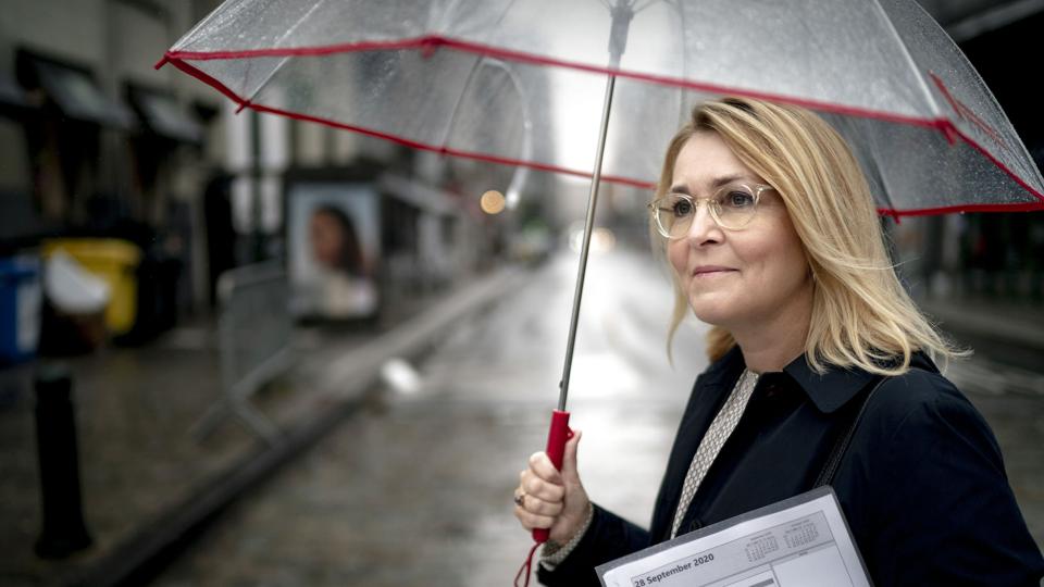 EU-Parlamentet har tirsdag vedtaget Digital Service Act, som stiller skrappere krav til selskabers ansvar for indhold online. Socialdemokratiets medlem af EU-Parlamentet, Christel Schaldemose, har været ordfører på forslaget. <i>Asger Ladefoged/Ritzau Scanpix</i>