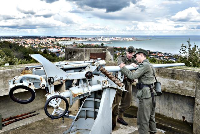 Bunkerdagen starter med rundvisning ved Bangsbo Fort syd for Frederikshavn. Arkivfoto: Bent Bach