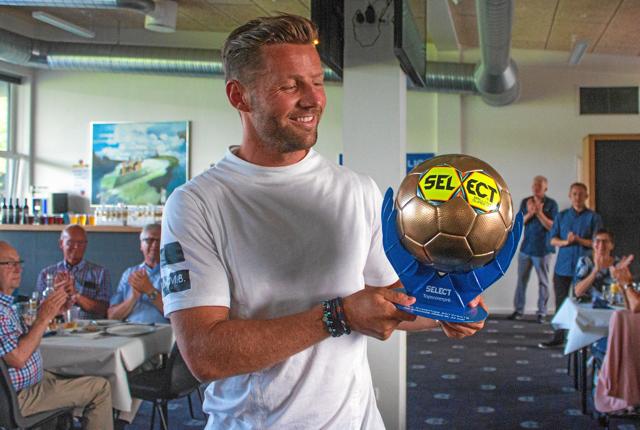 Pål Alexander Kirkevold vandt topscorerprisen i Superligaen. Foto: Dannie Rosenkrantz