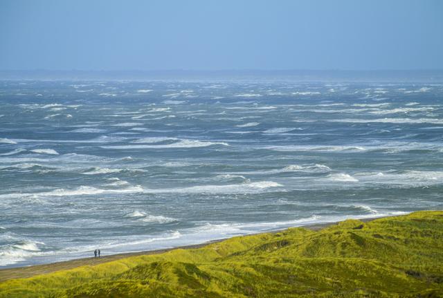 Udsigt til brusende Vesterhav fra Svinkløv. Arkivfoto: Michael Koch