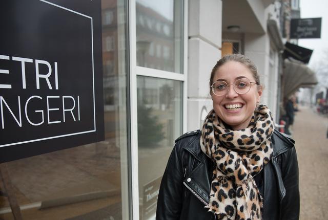 Camilla Stokbro Petri åbner lingeriforretning i Østergade fredag 23. november. Foto: Hans Ravn