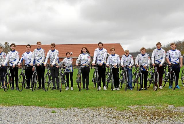 Team Hjørring Youth er klar - målet er at cykle til Paris i 2019.