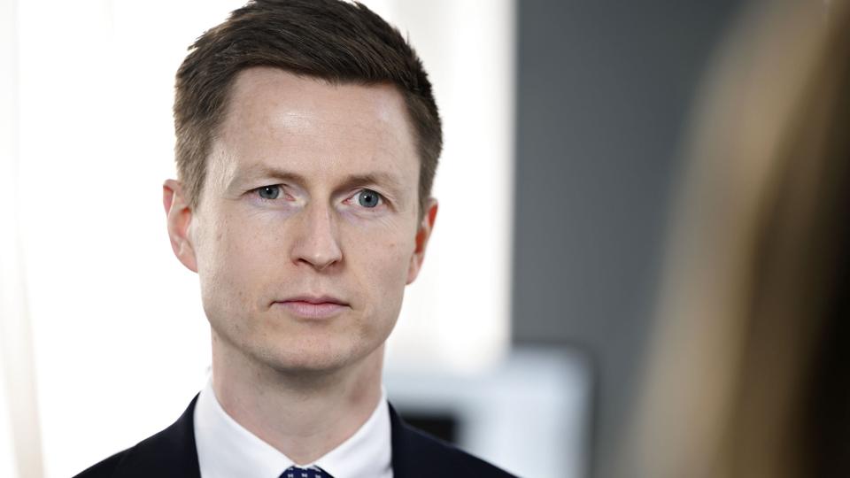 Uddannelses- og forskningsminister Jesper Petersen (S) havde forventet, at antallet af ansøgere ville være lavt i år. <i>Philip Davali/Ritzau Scanpix</i>
