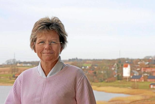 Edith Mark, ny sognepræst i Mariager, Hvornum, Snæbum og Hvilsom sogne. Privatfoto