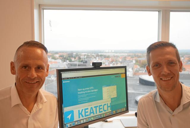 Partnerne i Keatech, Martin Oliver Mikaelsen (til venstre) og Niels Langgaard. Keatech-holdets tredje mand, Dmytro Gokun, har base i Kharkiv i Ukraine.
