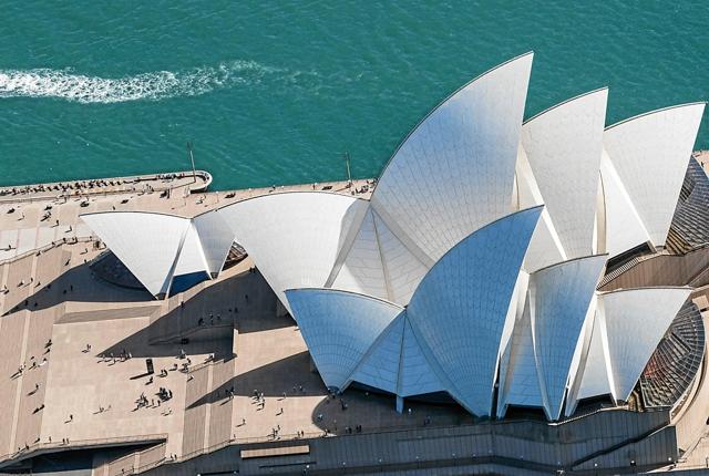Operahuset i Sydney - et af det 20. århunderes berømteste bygninger. Foto: Hamilton Lund