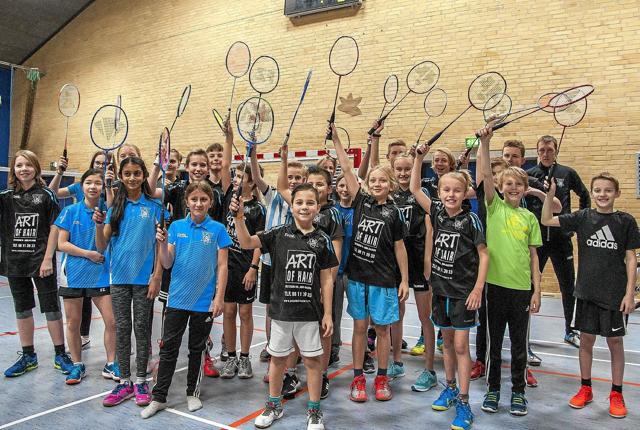LBK har lige nu 87 unge badmintonspillere. Foto: Lasse Sand