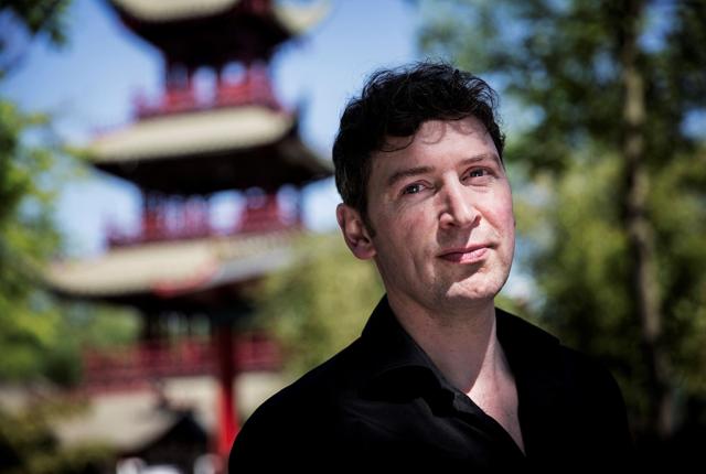 Jesper Wung Sung fik De Gyldne Laurbær for romanen ”En anden gren”. Foto: Jacob Nielsen