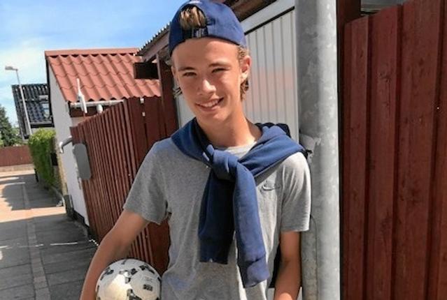 En 14-årig ung mand med styr på krav og ambitioner.  Foto Jesper Larsen