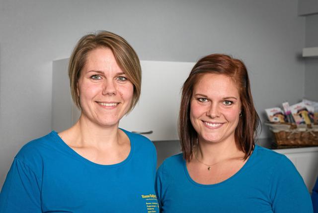 Mie og Mai Højbjerg Kristensen driver i dag Hanne’s Fodklinik I/S. I en årrække arbejdede søstrene sammen med deres mor.Privatfoto